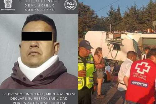 Vinculan a proceso a conductor de tráiler que volcó en La Marquesa por homicidio